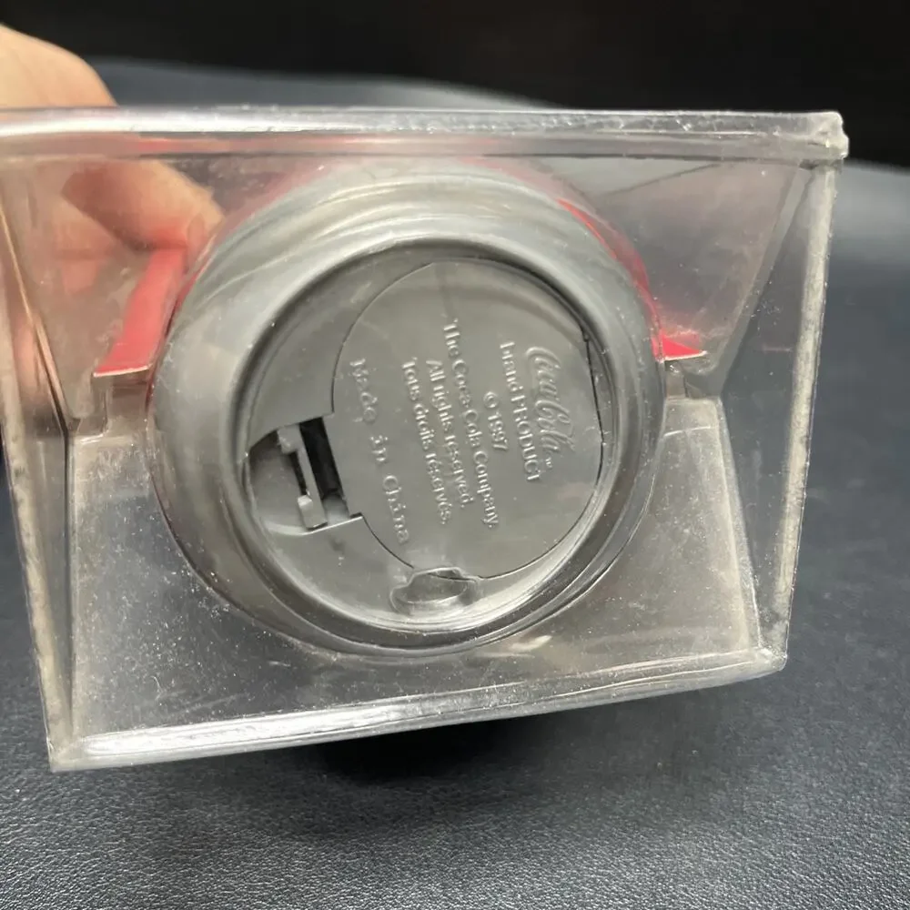 Vintage Coca-Cola Pencil Sharpener Can, 1998 Battery Operated New Old Stock NOS